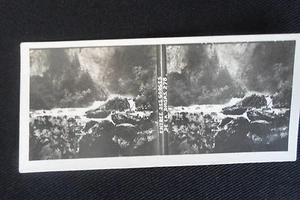 STEREOSKOPISCHES FOTO EINGANG IN DIE SCHLUCHTEN VON DIOSAZ MONT BLANC 1905 - Bild 1 von 2
