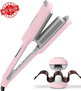 TYMO Hair Crimper Waver Hair Tool - Deep Waver Curling Iron, Ionic Beach Waves - Picture 1 of 8