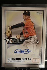 2021 Topps 70 Years of Baseball Autographs Series 2 #70YA-BB Brandon Bielak Auto