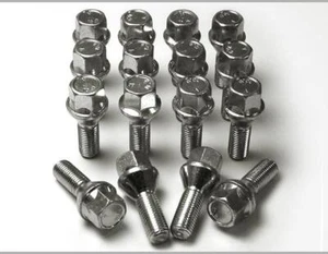 16 dadi bulloni ruota in lega Fiat Idea '04> M12 x 1,25 17hex - Foto 1 di 1