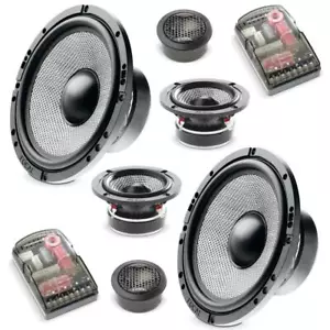 Focal 165 AS3 Access Series 3 Way 6.5" Car Door Component Speakers 80w RMS Pair - Picture 1 of 9