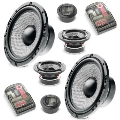 Focal 165 AS3 Access Series 3 Way 6.5" Car Door Component Speakers 80w RMS Pair - Image 1 of 4