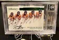 Devontae Booker 2016 Flawless ROOKIE PROGRESSION SIGNATURES Auto #/5 EMERALD