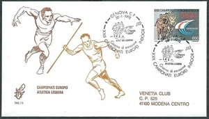 1992 ITALIA FDC VENETIA 742 CAMPIONATI EUROPEI DI ATLETICA TIMBRO ARRIVO - A - Picture 1 of 1