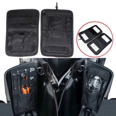 Pair Saddlebag Storage Internal Organizer For Harley Touring Bagger Street Glide - Image 1 of 4