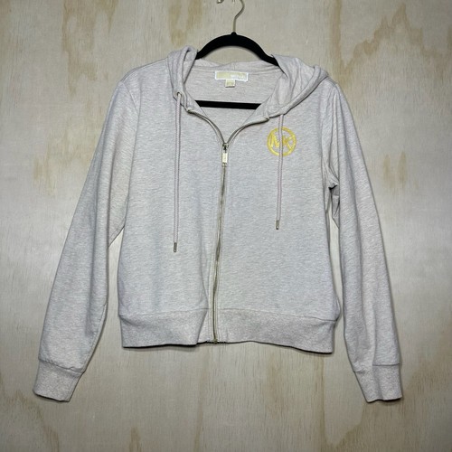 Felpa donna Michael Kors full zip con cappuccio taglia media