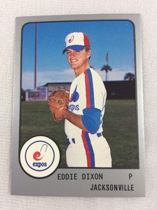 1988 Jacksonville Expos-ProCards Minor League Baseball Card-Eddie Dixon