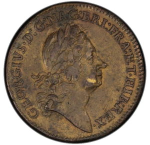 1722-Rosa Americana Colonial 2 pence, Motto in Ribbon (AU 53-PCGS) - Picture 1 of 4