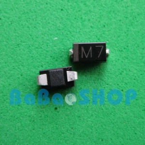 100pcs M7 1N4007 LL4007 Diode 1A 1000V DO-214 SMD TOSHIBA - Picture 1 of 3