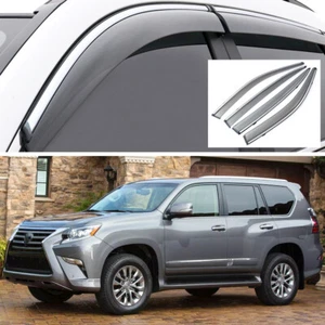 Protectores de lluvia Ventilación Sombra Deflector Ventana Viseras Protector para Lexus GX 460 2010-2023 - Imagen 1 de 8