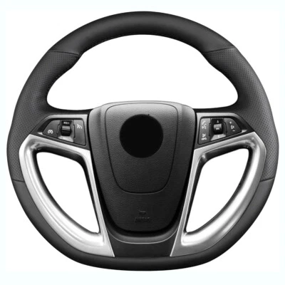 Cubierta del volante para Buick Regal GS 2010-2012 costura a mano envoltura de cuero Foto 1 de 4