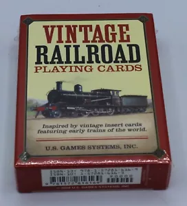 Vintage Railroad - Playing Cards - Poker Size - New - Picture 1 of 2