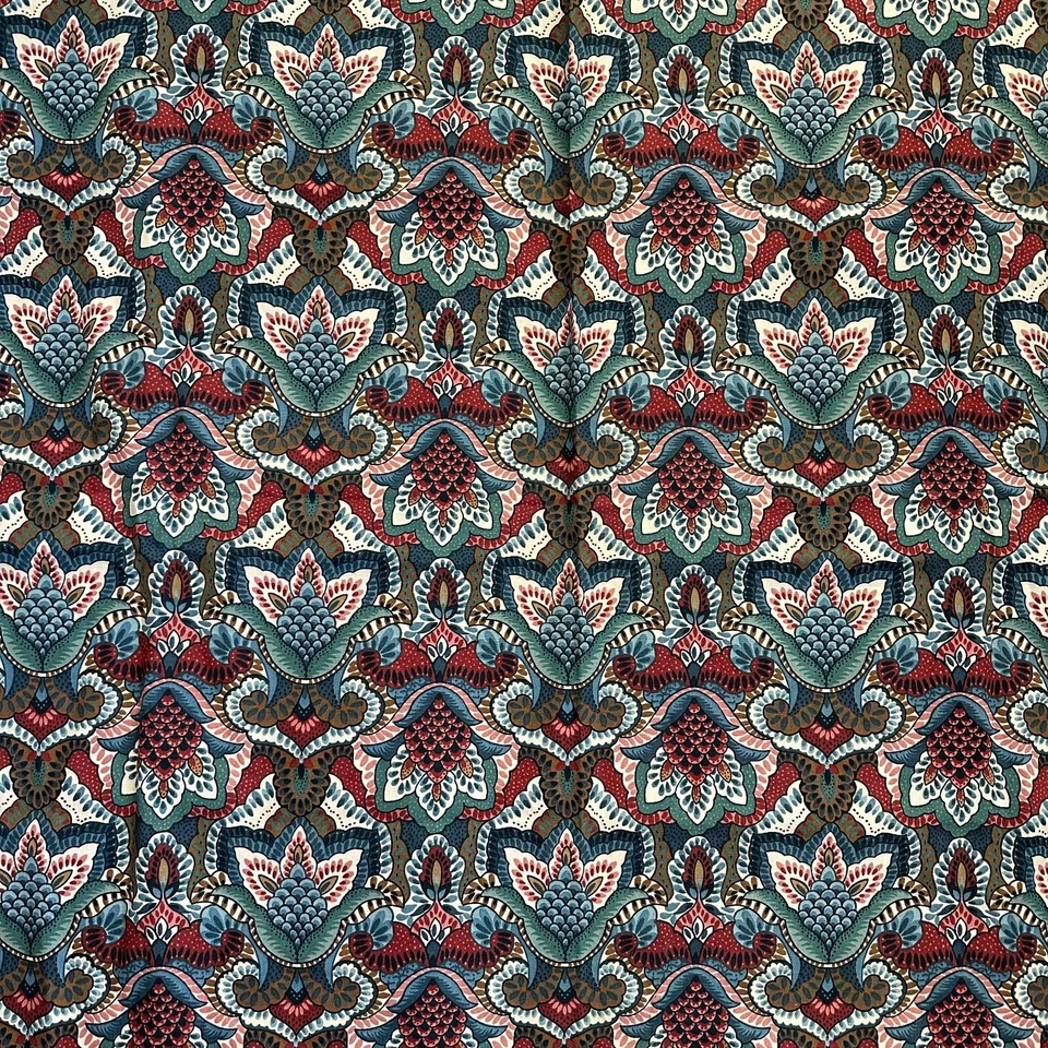 Tela de tapicería vintage Waverly centenario púrpura joya decoración retro 48" x 36" Foto 1 de 3