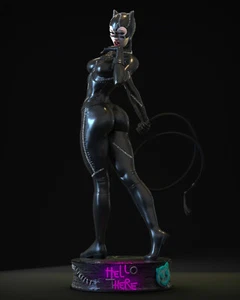 Painted Catwoman Statue 1/4 Sexy Figure - Picture 1 of 5