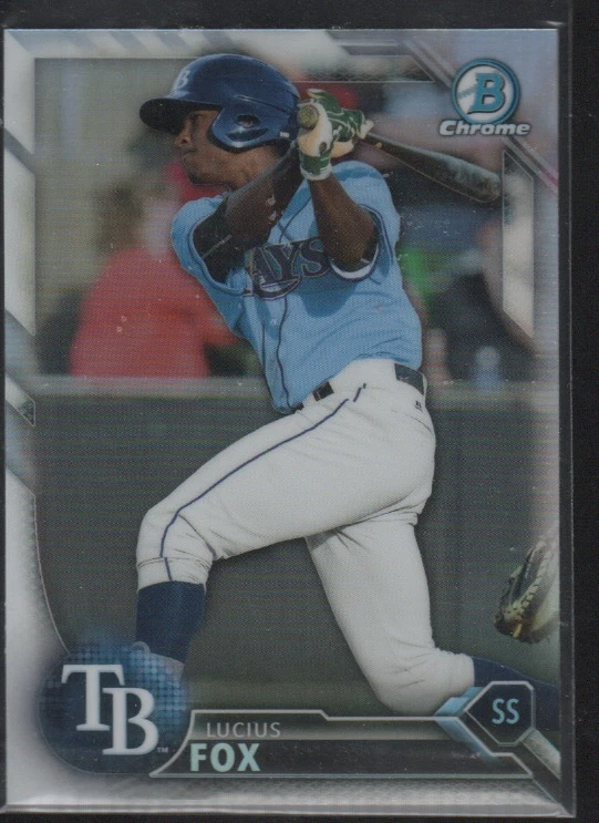 LUCIUS FOX  2016 BOWMAN CHROME DRAFT REFRACTOR CARD #BDC-200 - Image 1 of 1
