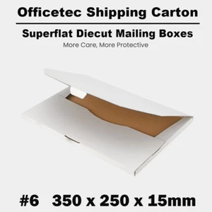 Mailing Box 350 x 250 x 15mm B4 Superflat Rigid Envelope Flat Mailer #6 - Picture 1 of 4