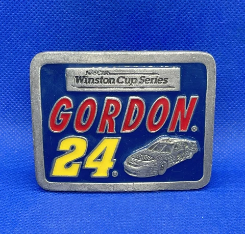 1998 NASCAR Winston Cup BELT BUCKLE OF JEFF GORDON Made In USA Limited Edition Cover
