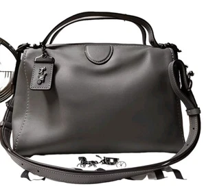 Coach 1941 Laural Frame Bag Glovetaned Leather Slate Gray #31724 - Picture 1 of 19