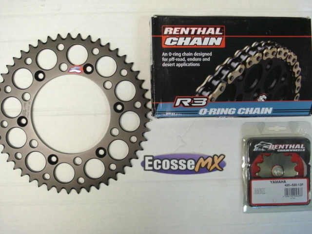 Yamaha YZ250 99-22 Renthal O Chain And Sprocket Kit BLACK - image 1 of 1