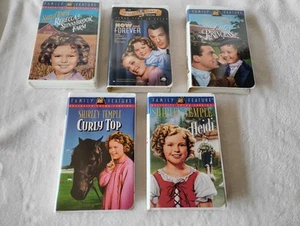 Shirley Temple 5 VHS Bundle, Movie Bundle - Picture 1 of 10