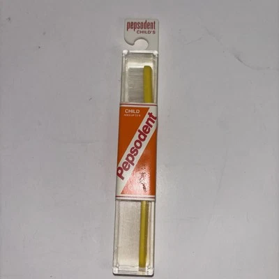 Cepillo de dientes Pepsodent vintage - niño amarillo edad hasta 6 años Foto 1 de 4