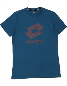 LOTTO T-shirt maglietta uomo grafica Life's grande blu DS50 - Foto 1 di 3