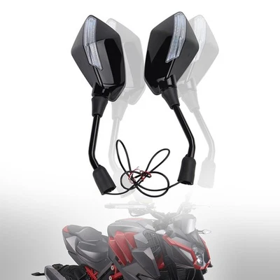 Rearview Side Mirrors Mirror Black Fits For Harley Forty Eight 2010-2016 - Image 1 of 4