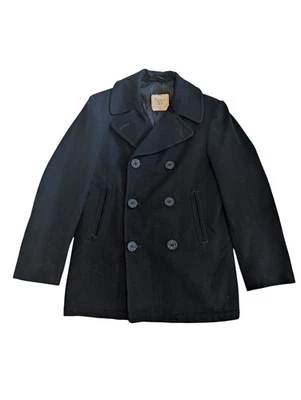 US Navy Men's Vintage Peacoat Size 38R - Image 1 of 3