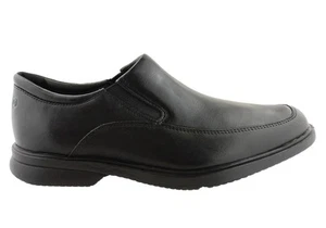 Rockport Aderner Mens Leather Wide Fit Slip On Shoes - Picture 1 of 8