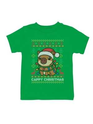 SMARTPRINTS Festive Capybara Christmas Sweater Youth's T-shirt
