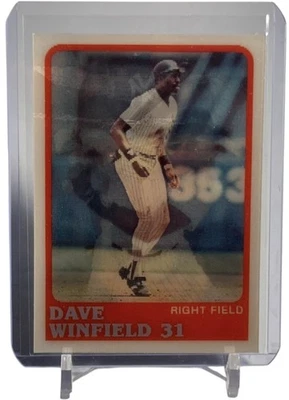 1988 Sportflics Baseball Dave Winfield New York Yankees Card #7 W/Top Loader - Image 1 of 4