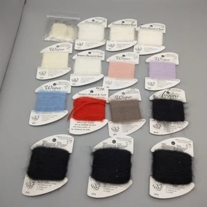 15 Rainbow Gallery faux Fur Wisper Angora EMBROIDERY THREAD - Picture 1 of 3