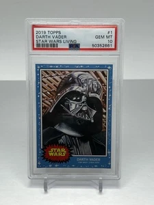 2019 Topps Star Wars Living Set 1 Darth Vader PSA 10 Gem Mint - Picture 1 of 2