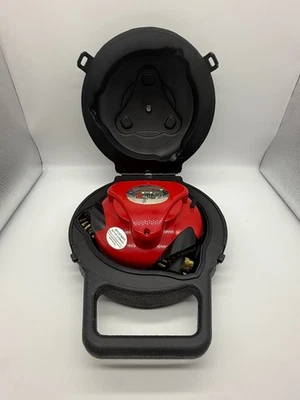 Robot automático de limpieza de parrilla Grillbot y estuche de transporte barbacoa sin cable de alimentación funciona Foto 1 de 4