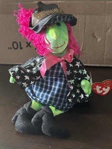 Vintage Retired Ty Beanie Baby Scary the Witch has tag Halloween - Picture 1 of 3