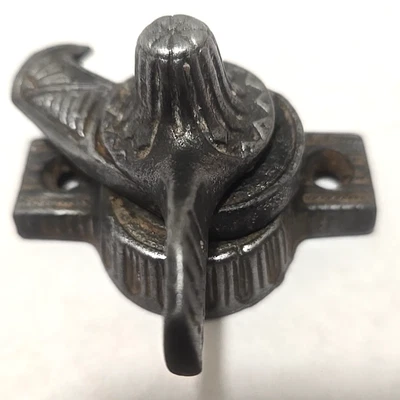 Antiguo Eastlake Ventana Marco Cerradura Hierro Fundido "Garra de Águila" Pestillo Victoriano Foto 1 de 4