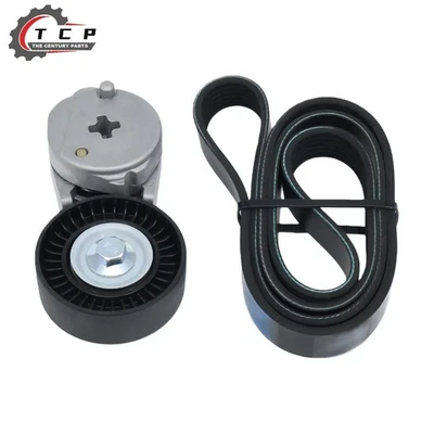 Engine Accessory Drive Belt Tensioner+Belt For Toyota Camry RAV4 2.5L US Stock - Image 1 of 4