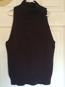 *BANANA REPUBLIC** BRAUNER ÄRMELLOSER STRICKPULLOVER GR. S - Bild 1 von 2