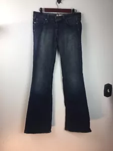 Paige Denim Jeans Damen Größe 28 Laurel Canyon Low Rise Bootcut Wide Flare - Bild 1 von 10