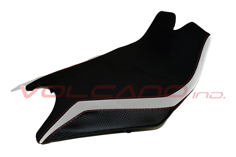 Ktm RC8 1190 2008-2016 Volcano Design Seat Cover White Kt002aB542 Anti slip - Image 1 of 1