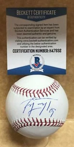 JOSE PERAZA CINCINNATI REDS SIGNED AUTOGRAPHED M.L. BASEBALL BECKETT H47932 - Picture 1 of 3