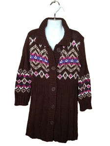 GIRL'S THE CHILDREN'S PLACE SWEATER DRESS JACKET-SIZE: SMALL (5/6) JULY - Picture 1 of 4