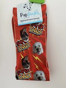 Pup Socks - Super Dad Socks Cat/Dog - Picture 1 of 3