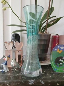 Vase vintage HEINRISCH LOFFELHARDT pour La Cristallerie SCHOTT ZWIESEL - Picture 1 of 7