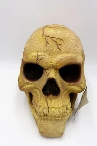 Cráneo calavera malvado espeluznante Halloween goma brilla en la oscuridad ¡NUEVO! - Imagen 1 de 8
