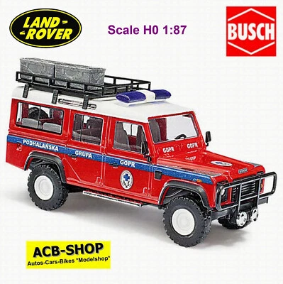 Land Rover Defender Bergwacht EdNr.2 Bergrettungungsdienst Polen Gorp 1:87 - Immagine 1 di 2