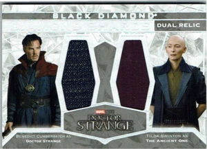 Marvel Black Diamond Shards Relic DS2-DRS Benedict Cumberbatch & Tilda Swinton - Picture 1 of 1