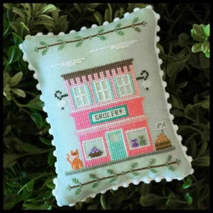 COUNTRY COTTAGE NEEDLEWORKS MAIN STREET GROCERY CROSS STITCH PATTERN - Picture 1 of 1