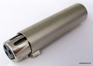 (PC-ADT049) 3 Pin Female to 5 Pin Male Adapter for XLR DMX Lighting Applications - Picture 1 of 3
