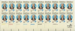 US #C98A - 40¢ Philip Mazzei PLATE Block of 20 MNH Perfect! Perf 10 1/2 x 11 1/4 - Picture 1 of 1